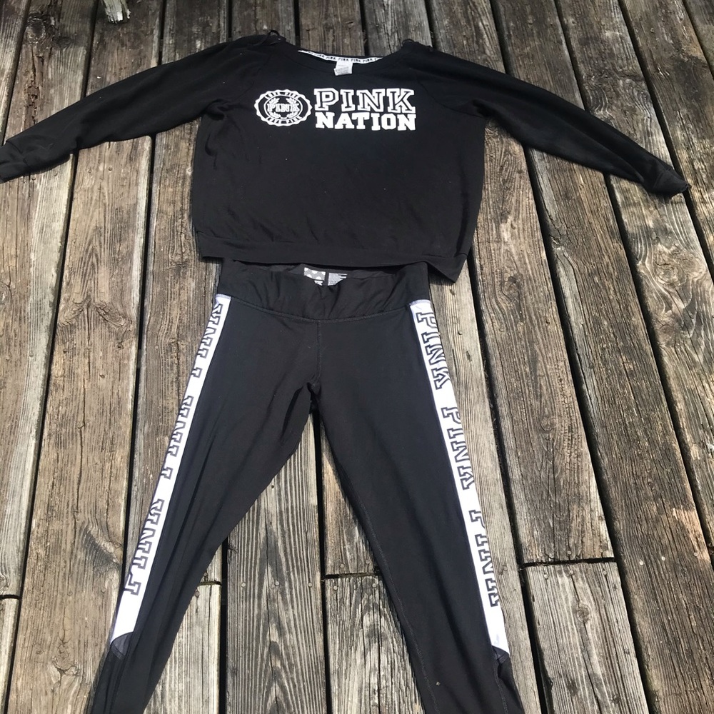 Pink Victoria secrets pink nation set